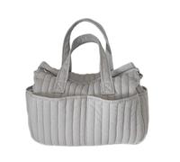 Sac à langer en toile de coton, organiseur de sac à main portable avec poches facilement accessibles pour les voyages, les parents et les nouveau-nés