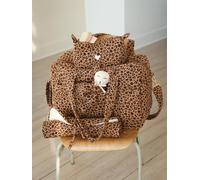 Sac à langer évolutif 24 ou 48h léopard personnalisable beige TU