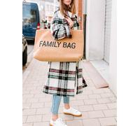 Childhome Sac à langer Family Bag – grande contenance – pochette détachable – Teddy beige