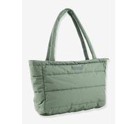 Sac à langer fourre-tout matelassé vert TU