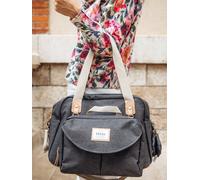 Sac à langer GENEVE Gris Chiné foncé DARK GREY