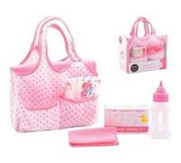 Sac À Langer Johntoy - Baby Rose - Pour Poupée Rose G