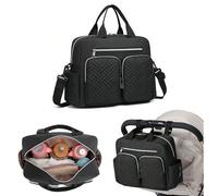 Sac à Langer Léger avec Poches Isolées Sac de Voyage Convertible en Messager Sac à Couches Weekend pour Maman et Papa Spacieuse, stylée et pratique - ce sac à langer est un essentiel pour les parents 