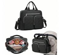 Sac à Langer Léger avec Poches Isolées Sac de Voyage Convertible en Messager Sac à Couches Weekend pour Maman et Papa Le style spacieux fait de ce sac à langer un excellent choix pour tous vos besoins