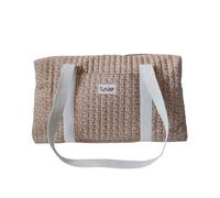 TINÉO - Sac A Langer - Grand Volume - Leger - Lavable En Machine - 40x22x24 cm - Coloris Léopard Café