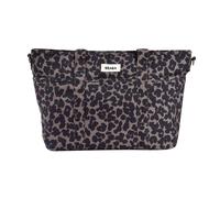 BEABA, Sac à Langer Madrid Modulable 22L, Tote Bag Grande Capacité, Sac à Langer Bébé Maman Papa avec 11 Poches, Poche Isotherme, Attache Poussette, Tapis à Langer Matelassé, Léopard Clay