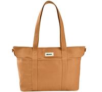 BÉABA, Sac à Langer Madrid Modulable 22L - Tote Bag Grande Capacité, Sac à Langer Bébé Maman Papa avec 11 Poches, Poche Isotherme, Attache Poussette, Tapis à Langer Matelassé, Ocre