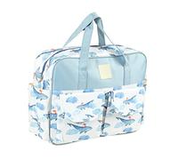 Sac à Langer Maman, Compartiment Sac Momie, Léger, Imperméable, Extérieur pour les Femmes Enceintes (Baleine bleue)