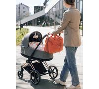 Sac à langer matelassé orange TU