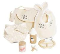 Sac à langer miniature avec accessoires Beige G