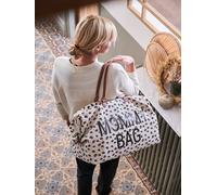 CHILDHOME, Mommy Bag, Sac à Langer, Maternité, Sac de voyage, Grande Contenance, Tapis à Langer, Bandoulière Ajustable, Compartimenté, Poche Isotherme, Passage pour Valise, Leopard