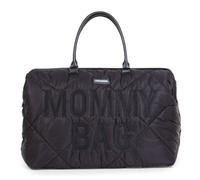 Childhome Sac à langer Mommy Bag – Grande contenance, tapis à langer, poche isotherme matelassé noir