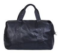 Childhome - Sac à langer - Mommy Bag Signature Simili - Tapis à langer, poche isotherme - Noir
