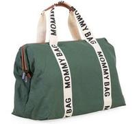 Childhome Sac à langer Mommy Bag – Grande contenance, tapis à langer, poche isotherme – Vert