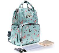 Sac à langer multifonction pour bébé - Sac à dos de voyage étanche - Grande capacité - Sac d'allaitement pour bébé (poney)