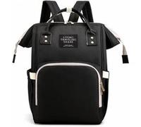 Herzberg Sac à langer HG-03190 multifonction pour maman et biberon Noir