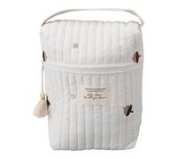 Sac à langer portable, sac à tétine - sac à couches matelassé avec fermeture éclair, sac à tétine portable avec poignée, étui souple pour lingettes pour jouets, Pigna, Fare riferimento alla