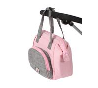 Bayer-Chic Sac à langer pour poupée 2000 – Accessoire de poupée – Gris et rose