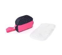 Sac à langer pour poupées rose à pois