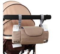 Sac à langer pour poussette | Sac d'allaitement compartimenté avec sangles antidérapantes | Fournitures d'allaitement en plein air pour couches, bouteille d'eau, biberon, jouets, téléphones Cenrf