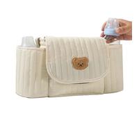 Sac À Langer Pour Poussette Sac De Rangement Avec Ouverture Pour Mouchoirs | Porte-Lingettes Avec Sangle Réglable Pour Couche Tasse Jouet Téléphone Bouteille Promenade En Plein Air