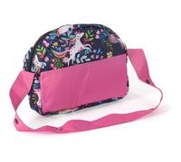 Bayer-Chic Sac à langer pour poupée 2000 853-43 – Licorne, Bleu marine et rose