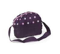 Bayer Chic 2000 - Sac à langer pour poupées, sac à langer pour poupée, accessoires de poupée, sac de poupée, étoiles violettes