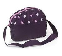 Bayer Chic 2000 - Sac à langer pour poupées, sac à langer pour poupée, accessoires de poupée, sac de poupée, étoiles violettes