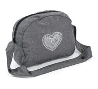 Sac à langer pour poussettes de poupées Jean gris