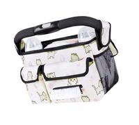 Sac à langer réglable en tissu Oxford avec doublure en nylon 210D Installation rapide sur le guidon Sac à langer léger pour poussettes