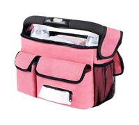 Sac à langer réglable en tissu Oxford avec doublure en nylon 210D Installation rapide sur le guidon Sac à langer léger pour poussettes