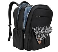 Sac À Langer - Sac De Maternité Imperméable, Grand Fourre-Tout De Voyage | Stylish Nappy Sacs Avec Chargeur USB, Organisateur Infirmier, Sac à Couches Pour Poussettes, Noir, Reportez-vous à la