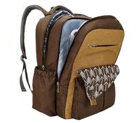 Sac À Langer - Sac De Maternité Imperméable, Grand Fourre-Tout De Voyage | Stylish Nappy Sacs Avec Chargeur USB, Organisateur Infirmier, Sac à Couches Pour Poussettes, marron, Reportez-vous à la