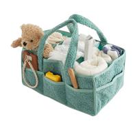 Sac à Langer Tote,Sac à Langes d'Épaule Grande Capacité - Organisateur Anti-Dérapant Pochette Seau Week-End Multi-Usages Pour Crèche Gym Voiture Avion Plage Camping