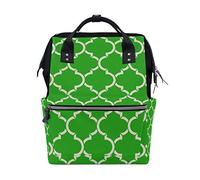 Sac à langer WowPrint Quatrefoil - Grande capacité - Sac à langer multifonction - Pour les soins de bébé