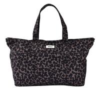 Béaba Sac à langer Madrid XXL 44L – Tote bag 11 poches, poche isotherme, attache poussette – Léopard