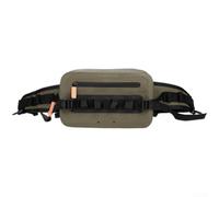 Sac à leurre de pêche extérieur avec étanchéité IPX6, système de fermeture à double fermeture éclair, flottabilité lorsqu'il est fermé, montage d'épaule ou de taille, boucles d'outils (vert)
