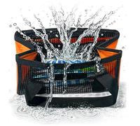 Sac à leurres de pêche - Organiseur de rangement en maille avec poignée - Sacs de pêche | Pour eau salée, eau douce, rivières, lacs, étangs, mer profonde, camping, voyage en voiture, Orange, Refer to