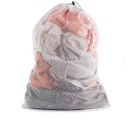 Sac à linge avec cordon de serrage, grand sac à linge, 90 x 60 cm, filet à linge à mailles fines pour machine à laver, réutilisable, pour machine à laver, sous-vêtements, linge de bébé, chaussettes