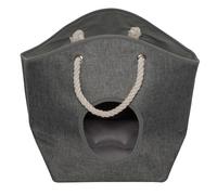 Sac à linge D&D Home Pet-Cave Laundry Gris 27x24x38 cm