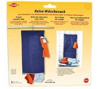 Sac à linge de voyage - KLEIBER - (L)450 x (H)840 mm - Bleu - Ouverture pour cintre - Gain de place