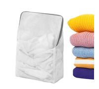 Sac à linge en maille - Sac à linge en maille filet pour vêtements | Sac de lavage en maille anti-nœuds avec fermeture éclair - Grand sac de lavage en maille nid d'abeille pour la machine à laver à la