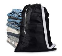 Sac à linge extra large robuste avec tissu 130 g/m² résistant aux déchirures et poignées, sac durable pour vêtements sales, sacs de rangement, parfait pour dortoir universitaire, voyage, 71,1 x 101,6