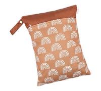 Sac à linge humide et sec, pochette de maillot de bain imperméable, sac à linge de voyage réutilisable, 2 poches à fermeture éclair, tissu lavable, design léger, résistant aux odeurs, parfait pour la