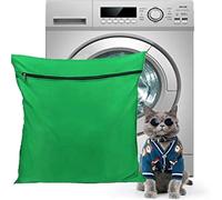 Sac à Linge pour Animaux Domestiques, Pet Sac à Linge, Empêche les Poils d'animaux de Bloquer la Machine à Laver, Idéal pour les Chiens, Chats, Chevaux (Vert)