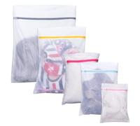 Sac à linge Sac à Linge avec Fermeture éclair Filet à Linge Chemise exquise Chaussures Soutien-gorge Sous-vêtements Vêtements de bébé Machine à Laver Filet à Linge Lot de 5 pièces