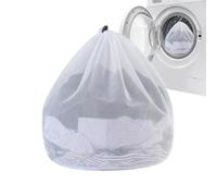 Sac à linge, sac à linge en , avec cordon de serrage, lavable pour linge délicat, sac en filet pour la maison, le dortoir, l'appartement, l'hôtel