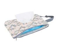 Sac à lingettes réutilisable, portable, à suspendre, lavable, réutilisable | Distributeur de lingettes humides pour voyage, crèche, hôpital, conduite, camping, poussette, voiture, sac à dos