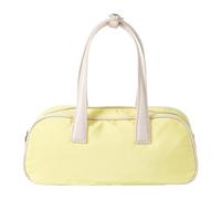 Sac à livre fonctionnel en nylon Grande capacité Sac à main Sacs supérieurs pour le travail et la conduite Shopping en plein air Camping Sac raffiné décontracté, jaune