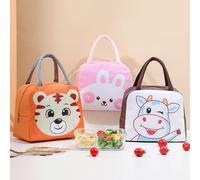 Sac à lunch Cartoon Animal Waterproof Grande capacité Portable Thermal Insulation Lunch Box Bag for Women Men Rabbit